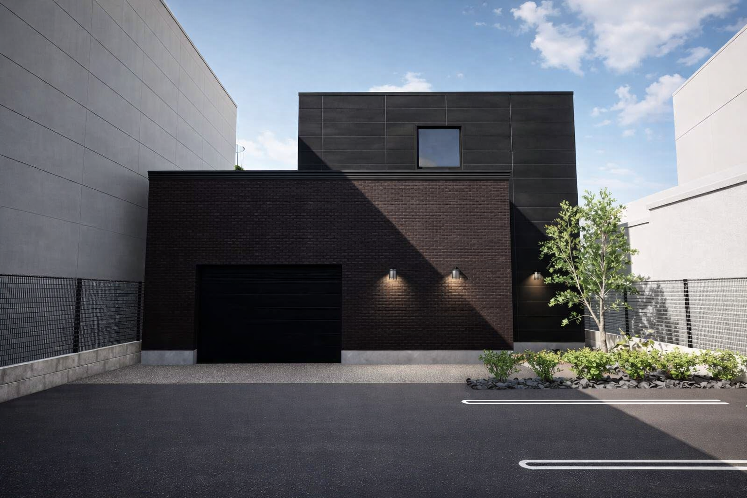 街の中に佇む家（計画）